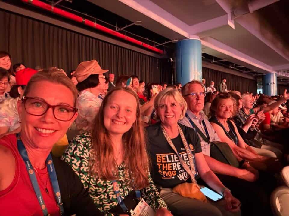 Dist5110 at opening ceremony