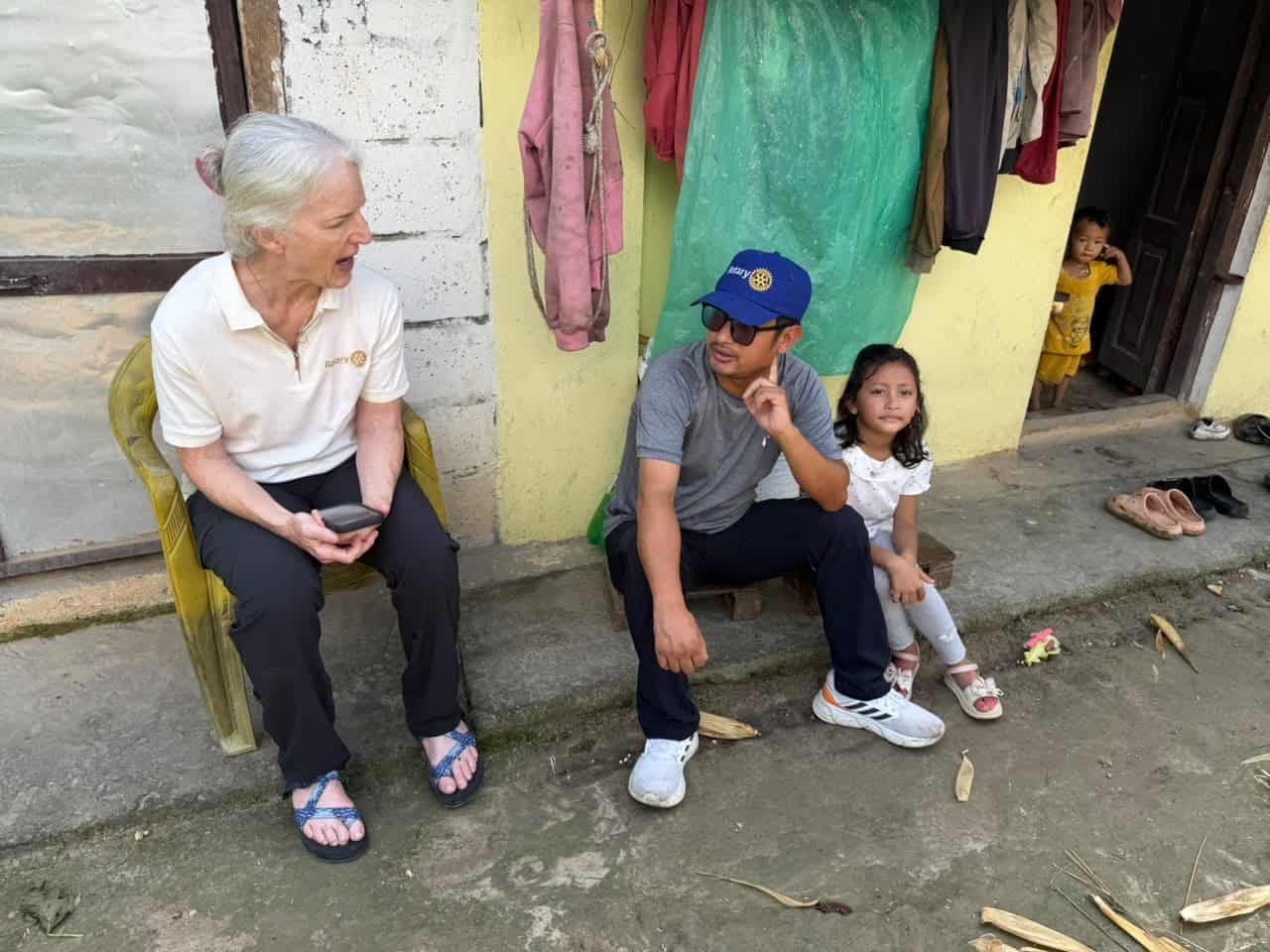 Eugene Delta member stumbles into Nepal disaster response 4 Pam and Ranjeev