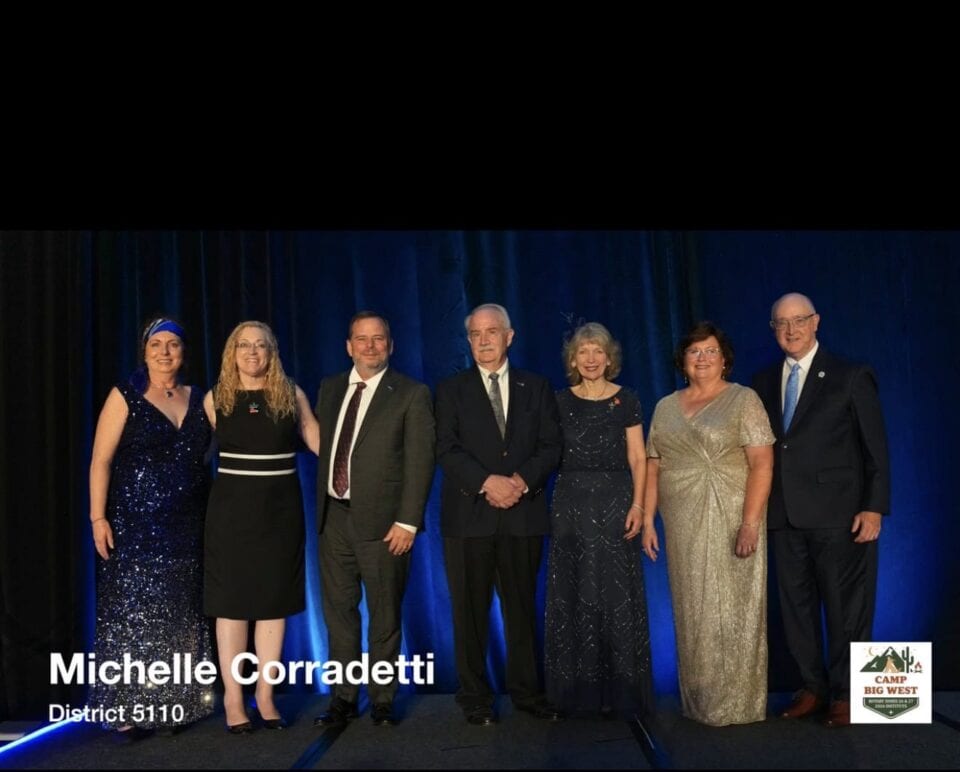 Photo of participants in the Rotary zone meeting