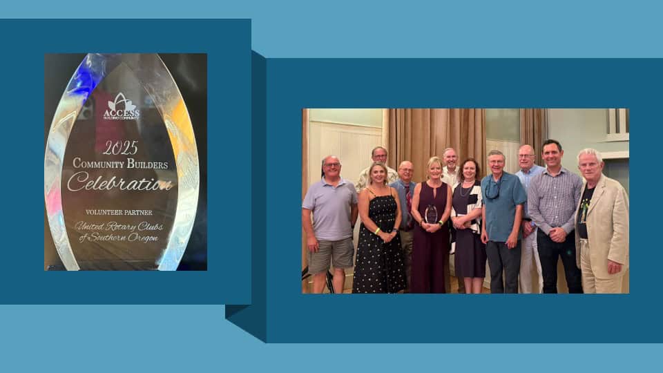 ACCESS Honors United Rotary Clubs of Southern Oregon at Annual Celebration 2 award